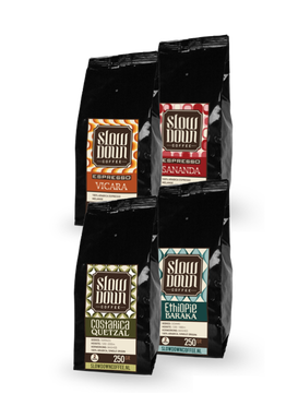 Proefpakket Koffie 4x – Specialty Coffee Kennismakingspakket